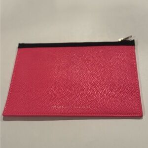 (Like New) Ampersand as Apostrophe Hot Pink Snap-in Clutch Zipper Pouch